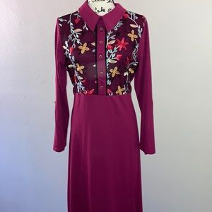 Long sleeve maxi dress